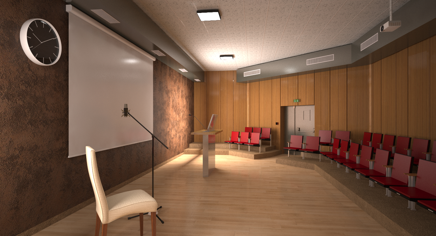 Projection room interior 3D TurboSquid 1410144