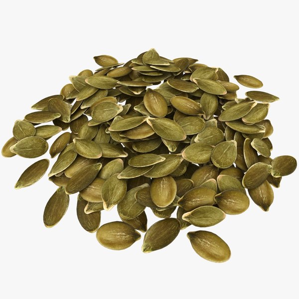 Peeled Pumpkin Seeds Pile 3d Model Turbosquid 1410131