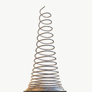 metal spiral spring 3D
