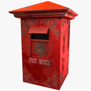 3D model mail box