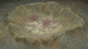 crater snow 3D