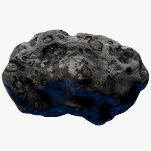 3D rocky asteroid 6