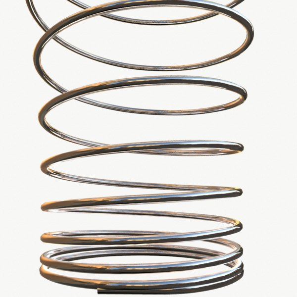modèle 3D de Ressort Spiral Métal TurboSquid 1410428