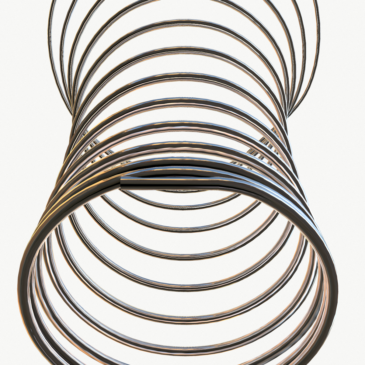 modèle 3D de Ressort Spiral Métal TurboSquid 1410428