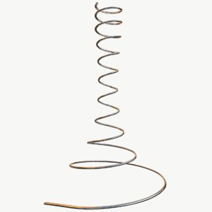 metal spiral spring 3D model
