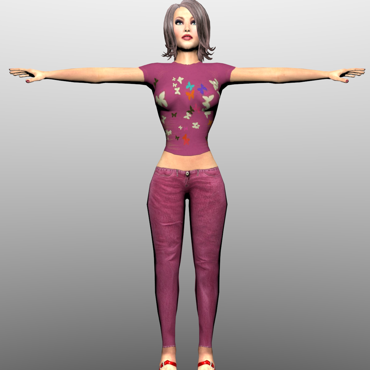 3D hot girl model - TurboSquid 1328272