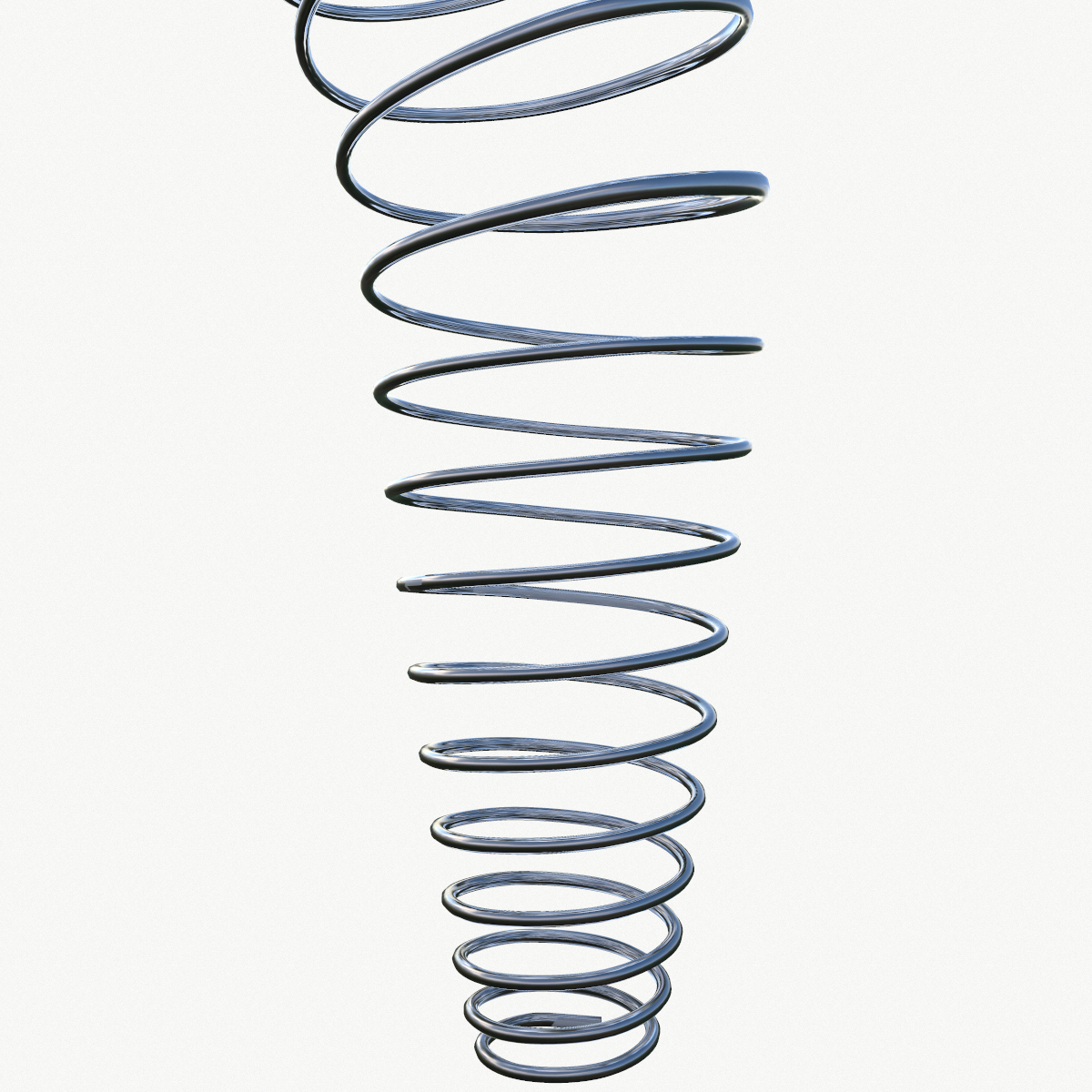 modèle 3D de Ressort Spiral Métal TurboSquid 1410567