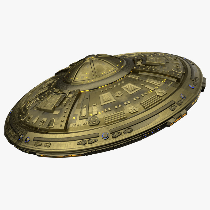 Dalek command saucer pbr 3D model TurboSquid 1410797