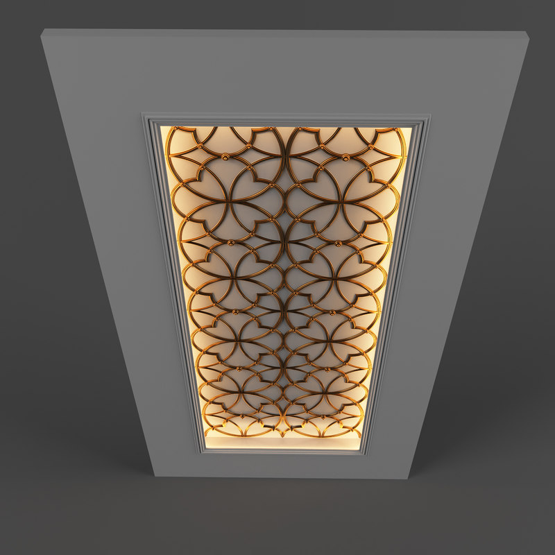 3D ceiling decor model - TurboSquid 1410801