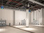 3D model exhibition hall warehouse