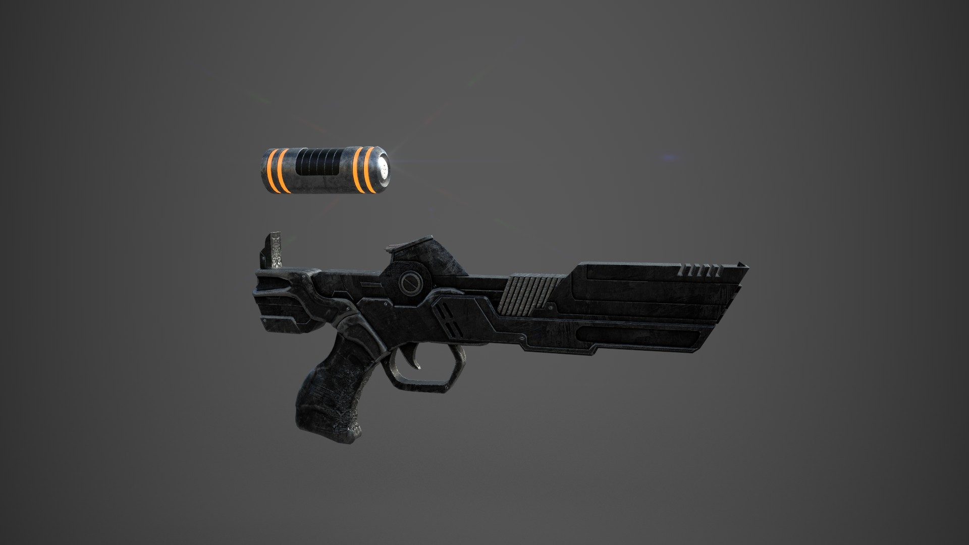 Gun dark model - TurboSquid 1411077