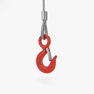 lifting hook 3D model