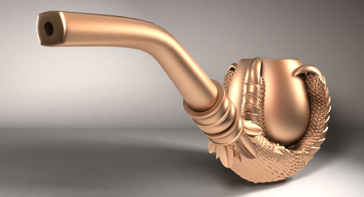 3D model smoking pipe - TurboSquid 1411183