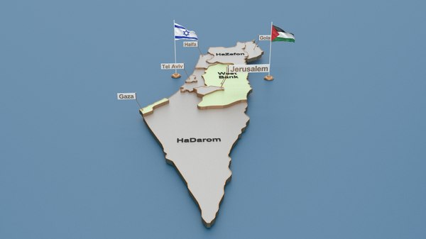 israel animation 3d model