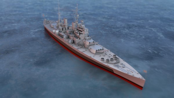 ジョージ5世イギリス軍艦3dモデル Turbosquid