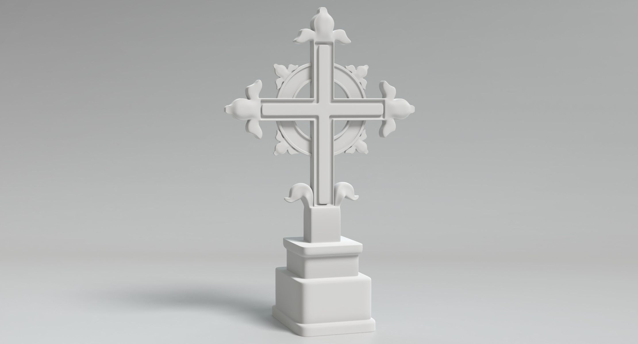 墓碑十字架3d模型 - turbosquid 1411474