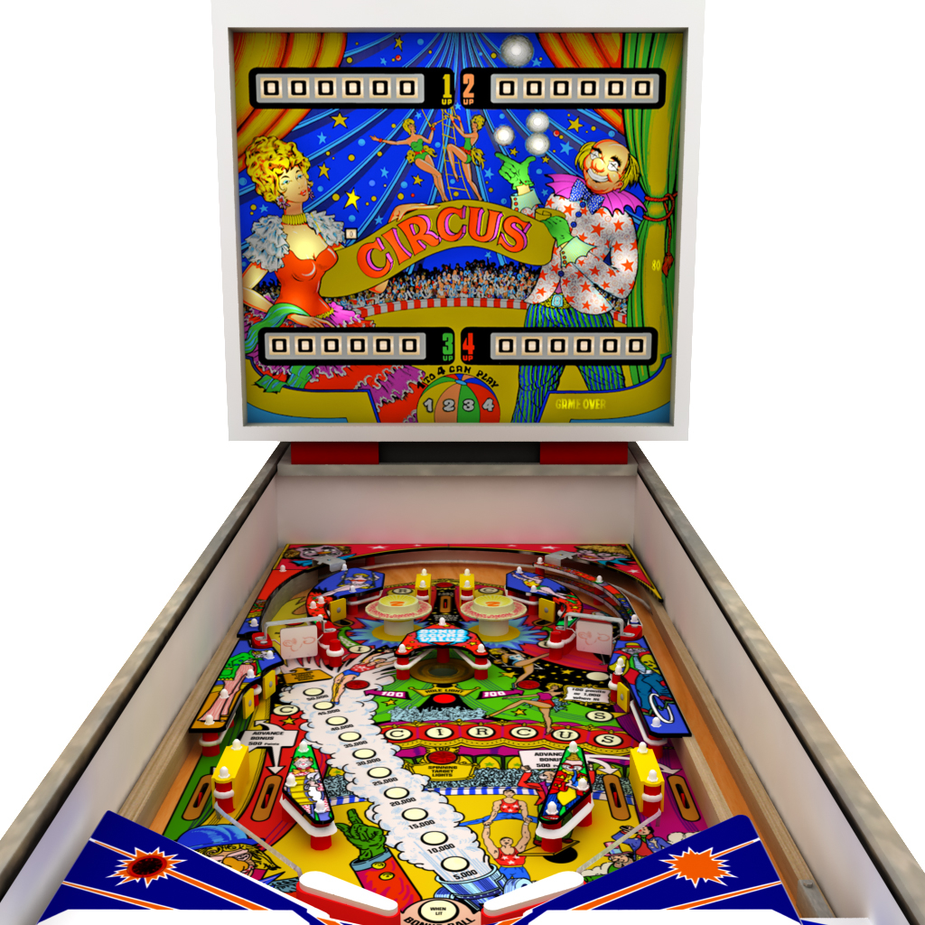 3D circus pinball - TurboSquid 1411520