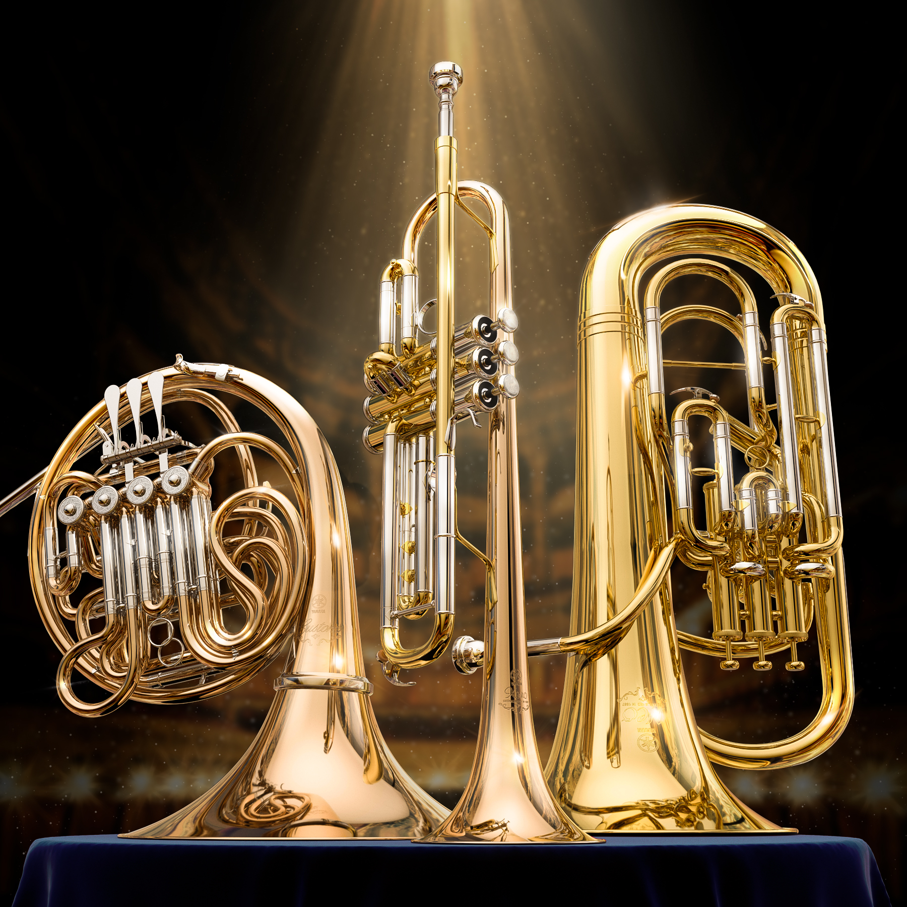 musical yamaha wind instruments 3d model