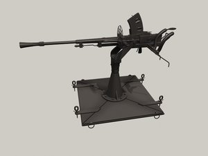 protector m151 m2 browning 3D model