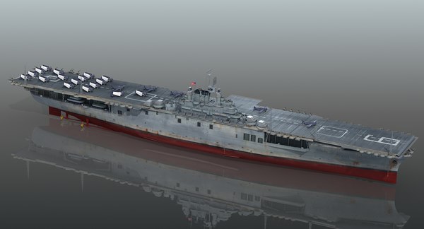 Uss Essex Cv 9 Cv Model Turbosquid 1411675