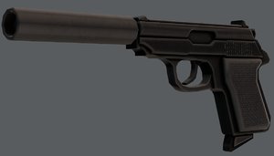 gun 01 3D model