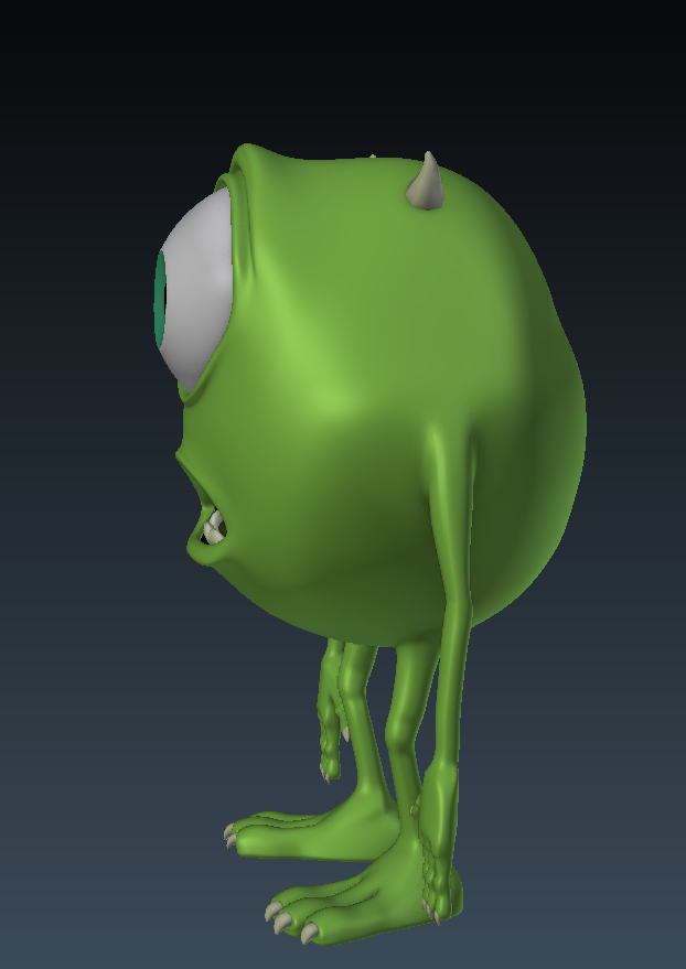 Mike wazowski 3D model - TurboSquid 1411776