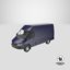 mercedes sprinter cargo van 3d model