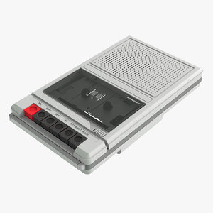 3D cassette player recorder