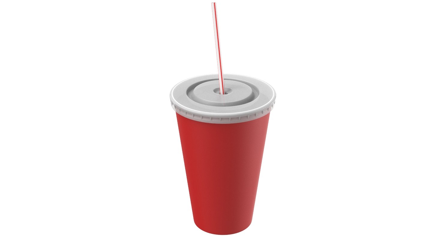 3D paper soda cup - TurboSquid 1411911