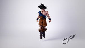 character goku 3D model