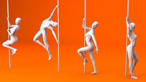 6 pole dancer 1 model