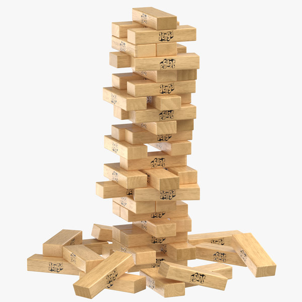 Jenga Game 033D 模 型 - TurboSquid 1412071.