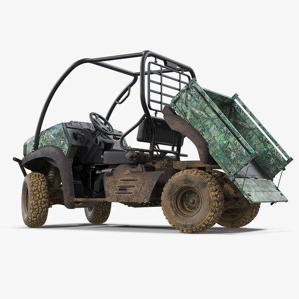 utility vehicle 4x4 camo 3D model