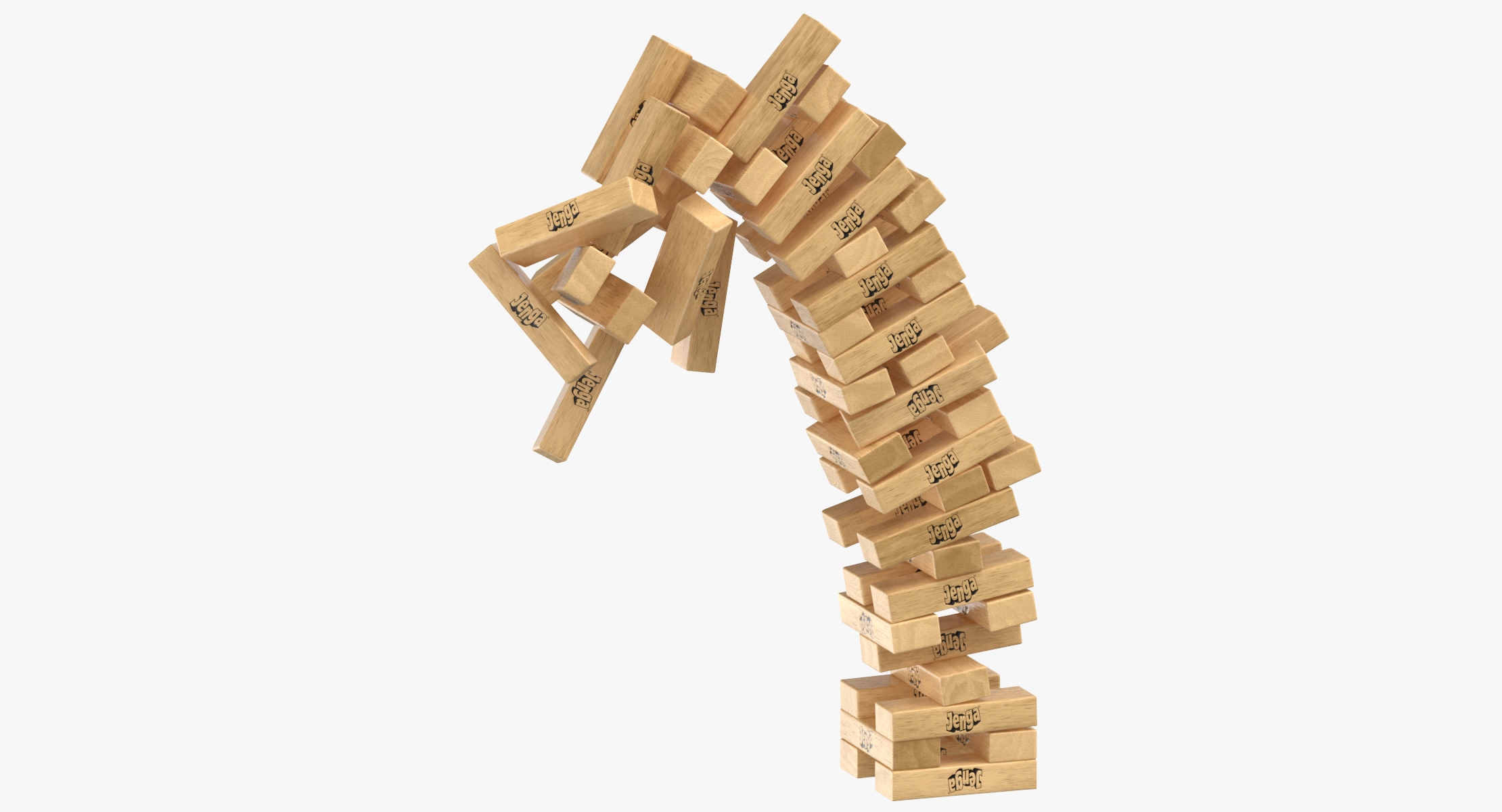 Jenga Game 043D模型 - TurboSquid 1412074