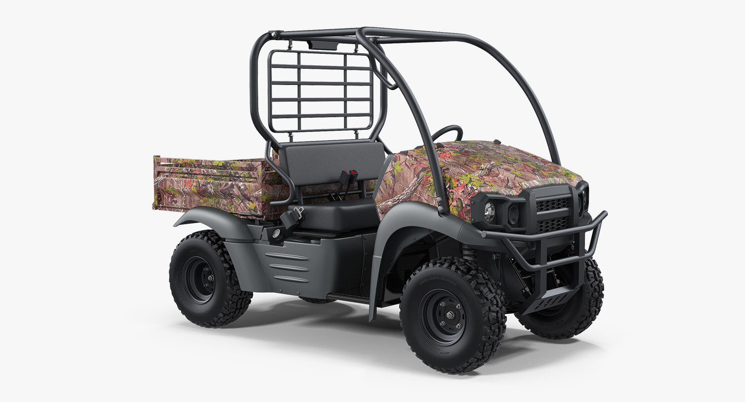 4x4 camo clean atv 3D model TurboSquid 1412618