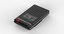 3D black cassette player recorder model