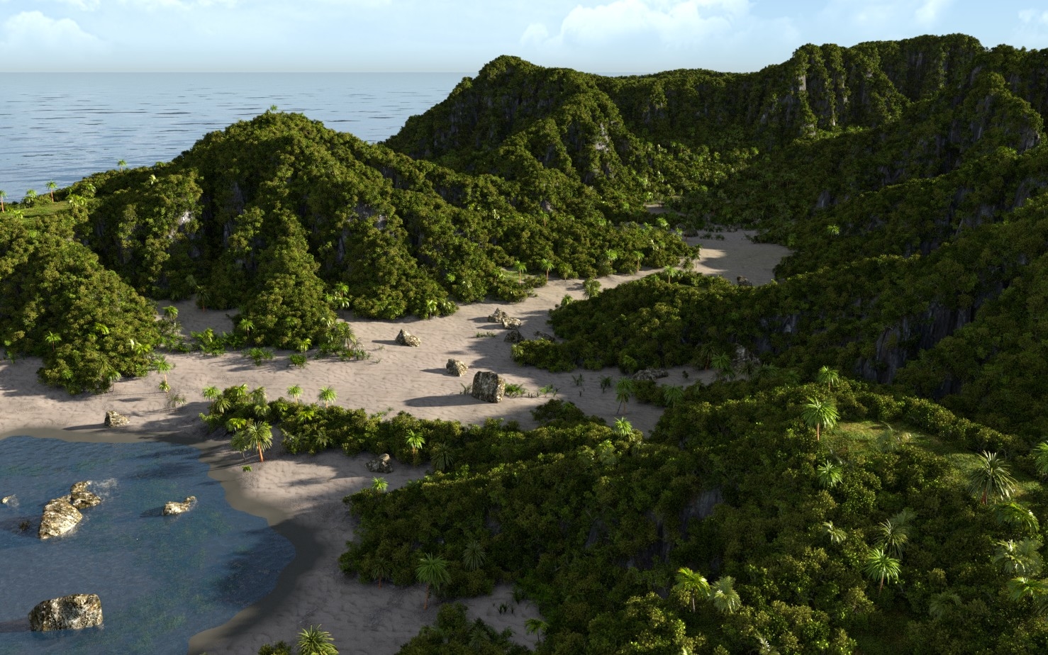 Island blender 3D model - TurboSquid 1412303