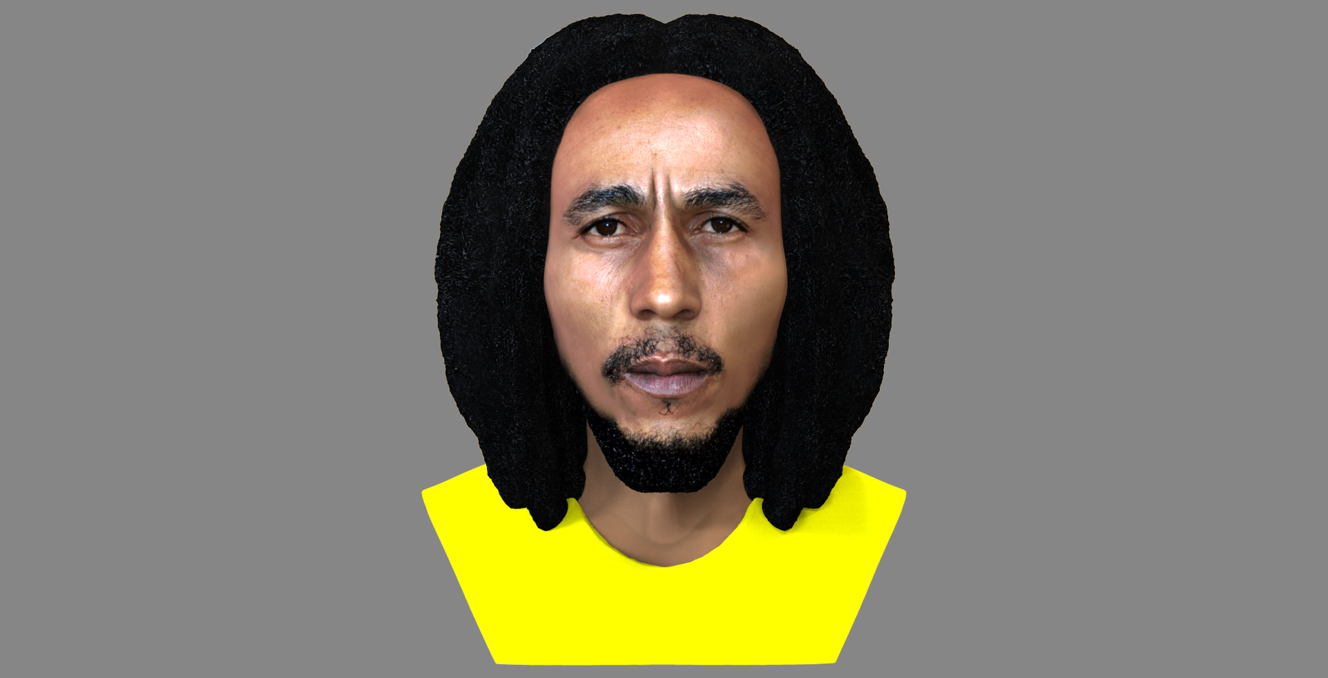 Bob Marley Bust Ready 3d Model Turbosquid 1412361