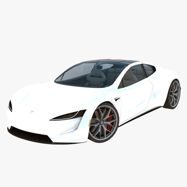 Tesla Roadster 3d Models For Download Turbosquid