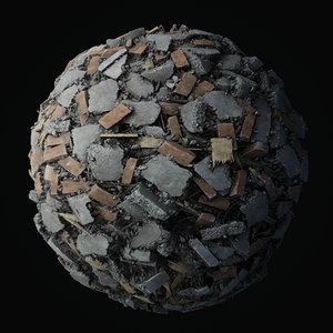 Debris Piles PBR seamless textures 4K Texture