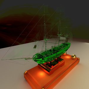 3D chinese junk