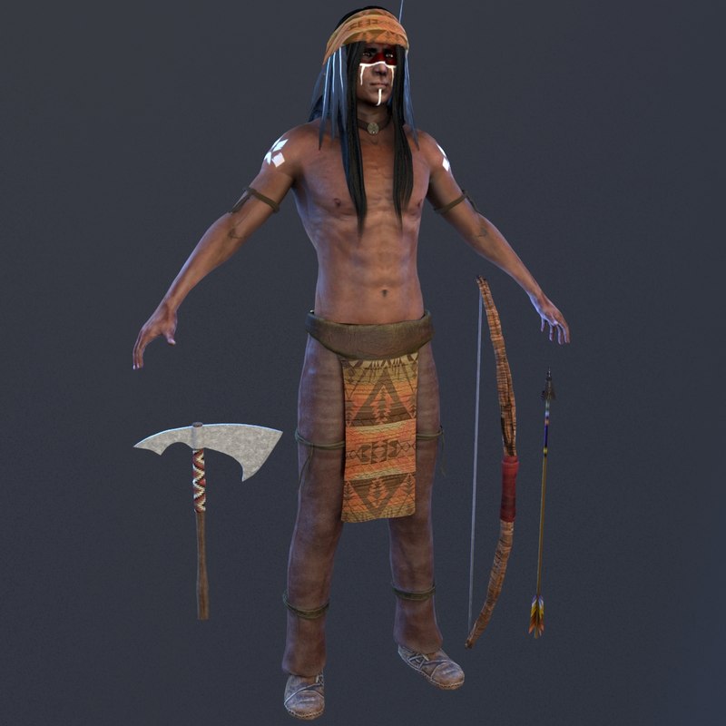 Native american 3D model - TurboSquid 1412786