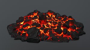 lava rock 3D