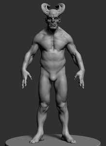 3D creature reference ztl model