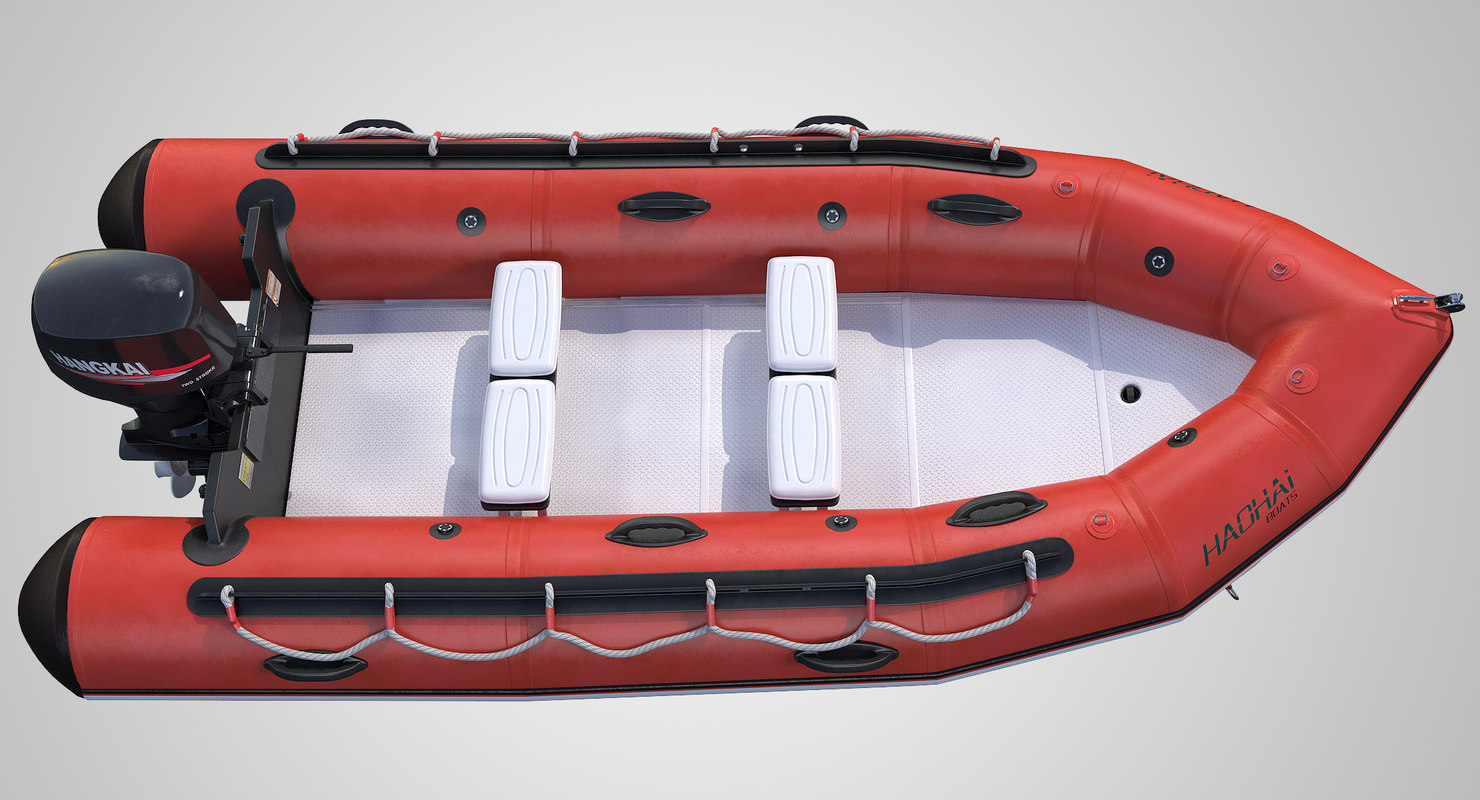 Rigidhulled inflatable boat motor 3D model TurboSquid 1412996