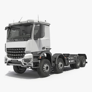 heavy utility truck 8x8 3D model