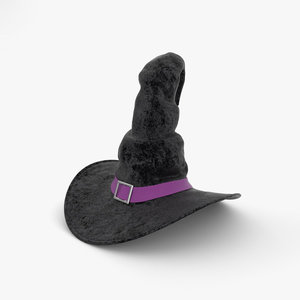 3D model witch hat