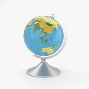 3D globe globus model