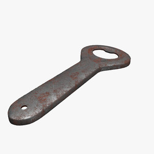 3D rusted lid opener