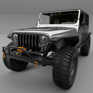 3D jeep tj unlimited